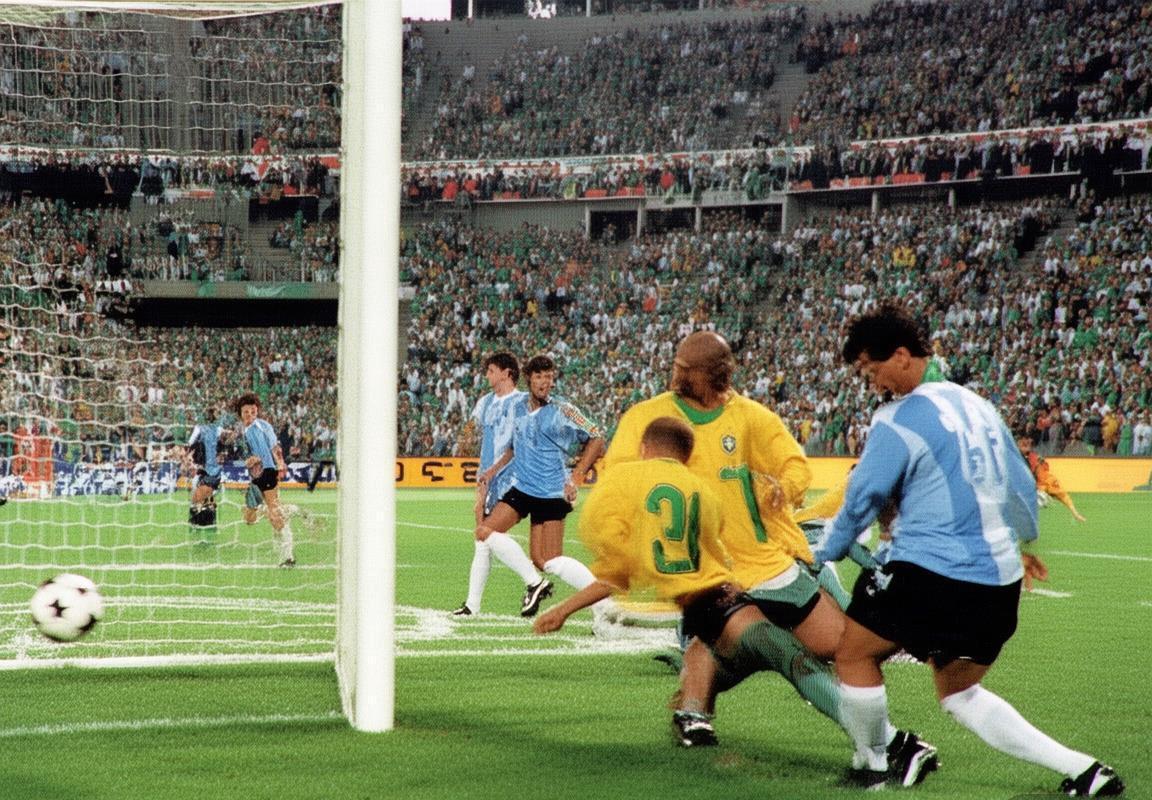 1995美洲杯决赛：巴西2-1绝杀乌拉圭夺冠经典回顾(图1)